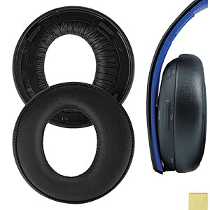 Geekria �C���[�p�b�h QuickFit �݊��� �p�b�h �\�j�[ Sony PlayStations Gold Wireless Stereo CECHYA-0083 �w�b�h�z���ɑΉ� �p�b�h �C���[/�C���[�J�b�v (�v���e�C�����U�[/�u���b�N)