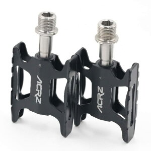ACRZ Ultra lightweight CNC Pedals with Titanium Axles for folding bike 160g one pair