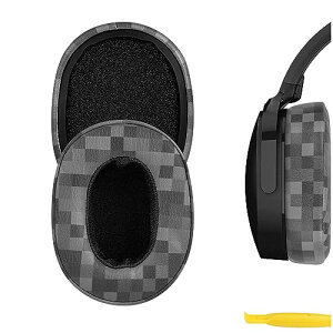 Geekria C[pbh QuickFit ݊ pbh XJLfB Skullcandy Crusher Wireless, Crusher Evo, Crusher ANC, Hesh 3, Hesh Evo, Hesh ANC wbhzɑΉ pbh C[/C[Jbv veCU[ (MC 