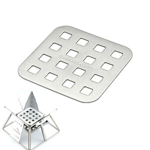 キャンピングムーン(CAMPING MOON) バーベキューコンロ 小型用 ロストル 9.5x9.5cm T-095