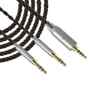 okcsc ZT8 �w�b�h�z���P�[�u�� ���[3.5mm �����P�[�u�� �C���z���E�w�b�h�z���p 8�c ���� Hifiman�p HE4XX�EHE-350�EHE1000�ɓK�� 3.5mm�X�e���I(3��)��3.5mm�v���O(3��)x2