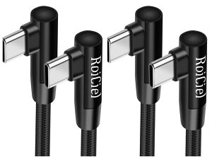 RoiCiel (fBAYV[Y) [ L^RlN^[ USB-CP[u ϋviC Power DeliveryΉ60W/3A/20V fh~ AhCh X}z MacBook Pro iPad Pro iPad Air 4 iPad mini 6 Dell XPS Lenovo Yoga Galaxy S9 S8 