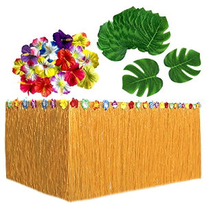 siawadeky �g���s�J�� �p�[�e�B�[�f�R���[�V�����Z�b�g �l�H �����X�e�����[�t 24�� �n�C�r�X�J�X���� 24�{ �n���C���� �e�[�u���X�J�[�g 1�{ �n���C���� ���� ���V�̗t �n���C�A���t�����[ �p