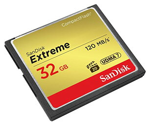 SANDISK ( TfBXN ) 32GB Compact Flash Memory ( ǎ摬x ő 120MB b / x ő 85MB/b ) Extreme SDCFXSB-032G-G46 m COpbP[W n [sAi]