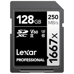 Lexar LT[vtFbVi1667×128GB SDXC UHS-II / U3J[hiLSD128CBNA1667j