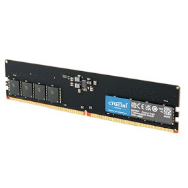 【在庫品1】Crucial RAM 32GB キット (2x16GB) DDR5 5600MHz (5200MHzまたは4800MHz) デスクトップメモリ CT2K16G56C46U5 ブラック