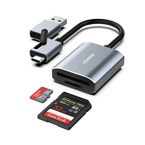 BENFEI SDJ[h[_[AUSB Type-C/Type-ASD/TF(Micro SD) J[h[_[ OTGΉ ] iPhone 15 Pro/Max, MacBook Pro/Air 2023, iPad Pro, iMac, S23, XPS 17,Windows11AAndroid X}zAPCɑΉ