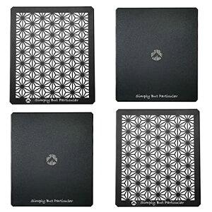 キャンピングムーン(CAMPING MOON) フィールドラック連結用天板 ハーフ アルミ天板 4枚セット ブラック 黒ギア T-2309C-2P+T-2309BK-2P