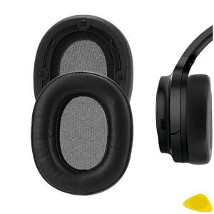 Geekria イヤーパッド QuickFit 互換性 パッド COWIN SE7, SE7 PRO ヘッドホンに対応 パッド イヤー/イヤーカップ プロテインレザー (黒)