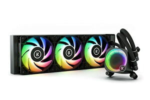 EKWB EK-Nucleus AIO CR360 Lux D-RGB I[C ȈՐ CPUN[[ FPTt@t 120mmt@ ŐVIntel & AMD CPUɑΉ Rs[^p[c