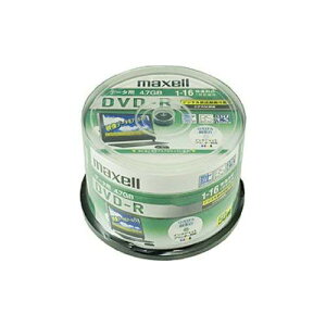 maxell f[^pDVD-R 4.7GB 16{ CPRMΉ CNWFbgv^[Ή (50Xsh DRD47WPD.50SP