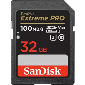 �y32GB�z SanDisk �T���f�B�X�N Extreme Pro SDHC UHS-I U3 V30�Ή� R:95MB/s �C�O���e�[�� SDSDXXG-032G-GN4IN [���s�A���i]