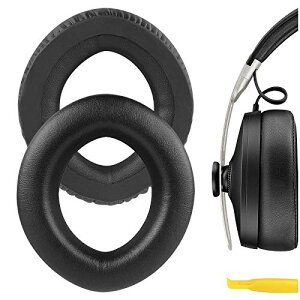 Geekria �C���[�p�b�h QuickFit �݊��� �p�b�h �[���n�C�U�[ Sennheiser MM550-X, PX360, PX360-BT, Mm450-X �w�b�h�z���ɑΉ� �p�b�h �C���[/�C���[�J�b�v (�v���e�C�����U�[/�u���b�N)