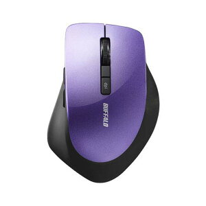 BSMBW320PU(�p�[�v��) USB ���C�����XBlueLED�}�E�X 2.4GHz�ڑ� 5�{�^��