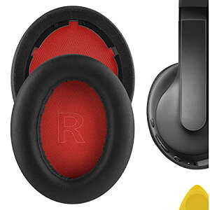 Geekria �C���[�p�b�h QuickFit �݊��� �p�b�h �A���J�[ Anker Soundcores Life Q10, Q10 BT, Life 2 NEO �w�b�h�z���ɑΉ� �p�b�h �C���[/�C���[�J�b�v�v���e�C�����U�[ (�u���b�N ��)
