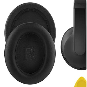 Geekria �C���[�p�b�h QuickFit �݊��� �p�b�h �A���J�[ Anker Soundcores Life Q10, Q10,Life 2 NEO BT �w�b�h�z���ɑΉ� �p�b�h �C���[/�C���[�J�b�v �v���e�C�����U�[ (�u���b�N)