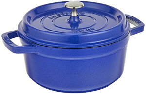 staub �X�g�E�u �u �s�R �R�R�b�g ���E���h �u���[�x���[ 22cm �v ���� ���� �z�[���[ �� IH�Ή� �y���{���K�̔��i�z La Cocotte Round 40508-228