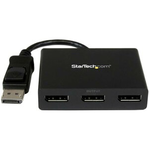 StarTech.com 3|[gMSTnu DisplayPort - 3x DisplayPort }`j^[Xvb^ 4KΉ WindowŝݑΉ MSTDP123DP