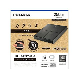 IODATA SSPL-UT250K (�r�^�[�u���b�N) USB 3.2 Gen 1 (USB 3.0) �|�[�^�u��SSD 250GB