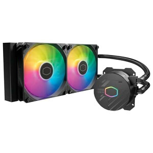 Cooler Master MasterLiquid 240L Core ARGB LGA1700 / AM5�Ή� 240mm���W�G�[�^�[���� �ȈՐ��� CPU�N�[���[ MLW-D24M-A18PZ-R1 FN1927