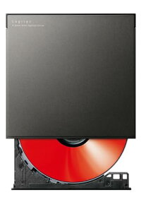 ロジテック ポータブルDVDドライブ USB3.2 (Gen1) 再生・編集・書き込みソフト付 Type-A Type-C ブラック LDR-PWA8U3CVBK