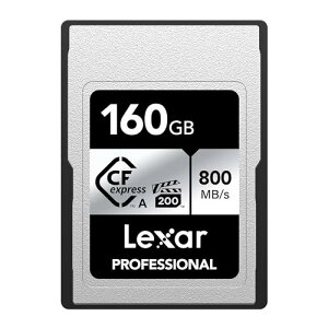 Lexar Professional CFexpress Type A J[h SILVER V[Y ϋvpSLC őǍ 800MB/s ő发 700MB/s VPG200 rfI S[WX Sony Alpha Ki [J[10Nۏ (320GB)