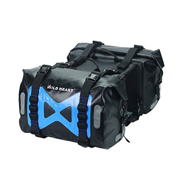 楽天市場】WILD HEART 防水 バッグ オートバイ サドルバッグ 50 L 