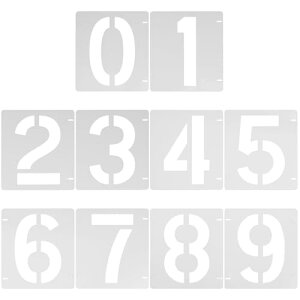 NUOLUX XeVV[g XeVv[g 0-9  v[g ԍ io[ `ev[g }EԏEŔEDIYEGEh JԂp(12*10.2cm/10Zbg