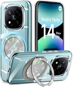 Xiaomi Redmi Note 14 Pro+ 5G P[X NA Ot 360°]X^h ϏՌ VI~ bh~[ m[g 14 pro Plus Jo[ y ^ lC redmi note14pro+ X}zP[X  TPU ԍڃz_[Ή (