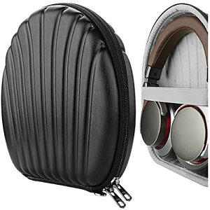 Geekria �P�[�X Sheild �w�b�h�z���P�[�X �݊��� �n�[�h�P�[�X ���s�p �n�[�h�V�F���P�[�X �I�[�f�B�I�e�N�j�J Audio-Technica ATH-MSR7, ATH-ANC700BT, ATH-SR50BT, ATH-SR30BT �ɑΉ� ���[�|�[�`�t�� (�u���b�N)