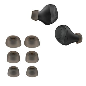 kwmobile 6x �C���[�`�b�v Jabra Elite 75t /65t / Active�Ή� �C���[�s�[�X - �����p 3�̃T�C�Y S/M/L �Z�b�g - �V���R�� �C���z���L���b�v