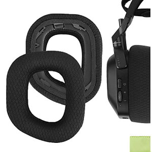Geekria �C���[�p�b�h Comfort �݊��� �p�b�h �R���Z�ACorsair HS80 Max/ HS80 USB Wired/ HS80 RGB Wireless Gaming �w�b�h�z���ɑΉ� �p�b�h �C���[/�C���[�J�b�v (���b�V���t�@�u���b�N/��)