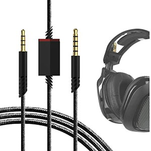 Geekria �P�[�u�� Audio �݊��� �I�[�f�B�I�R�[�h ASTRO Gaming A10 Gen 2, A10, A30, A40, A40 tr Gaming Headset�w�b�h�z���P�[�u���A3.5mm AUX �ɓK������ 200 cm