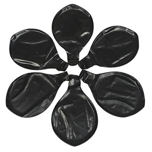 Difounmas 風船 大きい 巨大風船 90cm ビッグバルーン 風船バレー用 バルーン 36インチ 6個 巨大バルーン ラテックス風船 クリスマス ハロウィン 結婚式 運動会 誕生日 パーティー飾り (黒)