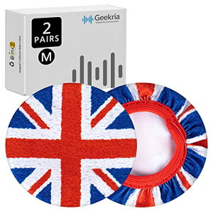 Geekria �J�o�[ 2 �y�A �݊��� �C���[�p�b�h�J�o�[ (SGS�F�؍�) �򉻖h�~�A�h�o �w�b�h�z�������p �X�g���b�`�j�b�g 8-11CM �w�b�h�z���p ����� (�����炢/�C���O�����h�̊�)