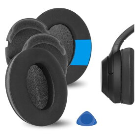 Geekria イヤーパッド Sport 互換性 パッド ソニー Sony WH-1000XM3 ヘッドホンに対応 パッド イヤー/イヤーカップ 冷却ジェル (黒)