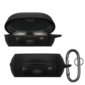 kwmobile Jabra Elite 7 Pro/Elite 7 ActiveΉ P[X - CzP[X ϏՌ LYh~ [dP[X TPU - F