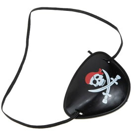 [POPETPOP] 眼帯 コスプレ 黒 海賊テーマ 仮装 おしゃれ スカルパターン ハロウィン パーティー 飾り 大人 メンズ こども