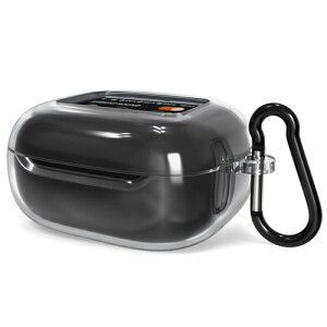 Geekria�V���R���J�o�[ �݊��� �J�o�[�W�F�C�r�[�G�� JBL Live Flex 3 �Ή� True Wireless Earbuds �[�d�P�[�X�J�o�[ �O���J�o�[�L�[�z���_�[�t�b�N�t���A�[�d�|�[�g�A�N�Z�X�\ �A�t�����gLED�� (�N