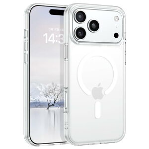 DUEDUE iPhone 17 Pro P[X MagSafeΉ NA }Olbg ACtH 17 Pro P[X ̃fUC zCg̎CO ~ Cz ϏՌ y 芾h~ TPU Yی wh~ 