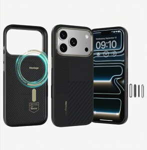 BENKS ArmorPro Montage iPhone 17 Pro Maxp̃P[X MagSafeΉ }Olbg ČRMILKi ϏՌ ϋv JRg[{^t iphone17 Pro MaxP[X f|Pu[600D1500DA~ht