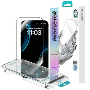 uBENKSvGlassWarrior iPhone 17 Prop̕یtB Tt@CAR[eBO KXtB Rpx̑ϏՌEϏ 9Hdx Ռz 0.3mm^ ߗ NA wh~ tJ