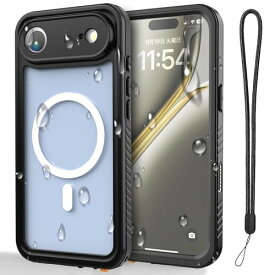 CellBeat iPhone Air 防水ケース 完全防水 【IP68認証 & MIL規格耐衝撃｜超強力MagSafe対応】 水中撮影可能 アウトドア防護ケース｜防塵防雪・カメラ保護・ストラップ付き（6.5インチ対応）
