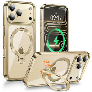 y360°]EczFONKCASE iPhone 17 Pro p P[X MagsafeΉ CDOEX^h px\ Xgbvz[t {̂̐FEbLop[ ACtH17v p Jo[ }O