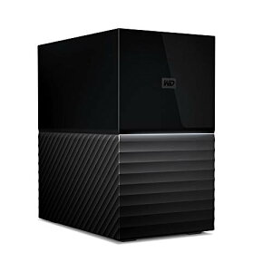 �E�G�X�^���f�W�^��(Western Digital) WD �f�X�N�g�b�vHDD 28TB USB3.2 Gen 1 �Í��� RAID 0,1 �o�b�N�A�b�v My Book Duo 2021EX / WDBFBE0280JBK-JEEX/E ���[�J�[3�N�ۏ� �������K�㗝�X�i