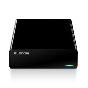 �G���R�� �O�t���n�[�h�f�B�X�N HDD 4TB �e���r�^�� PC �t�@�����X�݌v �É� �c�u��/���u�� �u���b�N ELD-STV040UBK