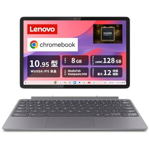 �y�zLenovo Chromebook �N���[���u�b�N Duet 11 10.95�C���` MediaTek Kompanio 838 �v���Z�b�T�[?���� ������8GB eMMC 128GB �d��1.0kg 83HH000TJP �p�\�R��