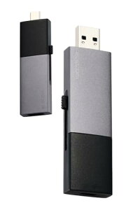 �G���R�� �O�t��SSD 500GB USB3.2 (Gen2) �Ή� �X���C�h�� �^�C�vC �^�C�vA �X���C�h�؂�ւ� �u���b�N ESD-EWC0500GBK