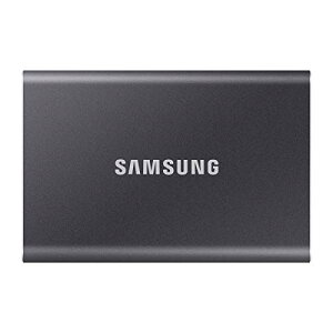 Samsung T7 1TB �ő�]�����x1,050MB/�b PS4/PS5����m�F�ς� USB3.2 Gen2 �O�t��SSD (�|�[�^�u��) �O���[ MU-PC1T0T-IT/A �������K�ۏؕi