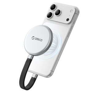ORICO 512GB MagSafe�Ή� �~�`���y���^ SSD �O�t�� 20Gbps�����]�� 8.5mm�ɔ��A���~�����{�f�B iPhone17/16/15Pro Max�p 4K 120Hz ProRes HDR�L�^�E�ۑ� �}�O�l�b�g�� �|�[�^�u��SSD - KR20MINI